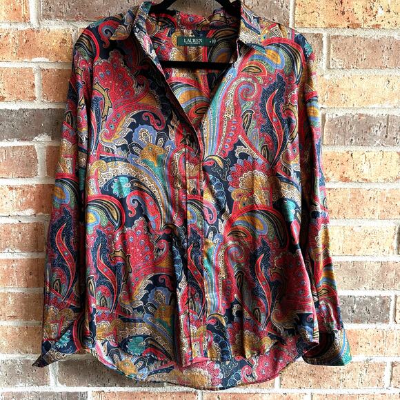 Ralph Lauren Tops - Vintage Ralph Lauren Button down Blouse Medium